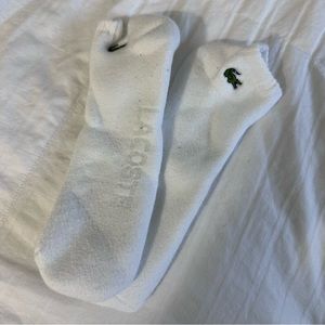 Unisex Lacoste Cotton Tennis socks Never Worn
